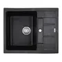 Мийка кухонна HAIBA HB8210-G228 GRAY 620x500x200 (HB0984)