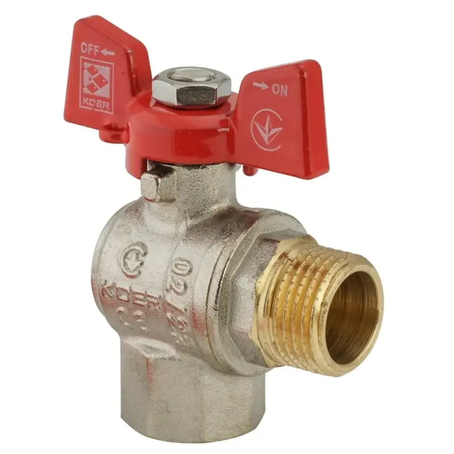 Кран кульовий Koer 1/2" ГШМ кутовий (KR.208) (KR2805)