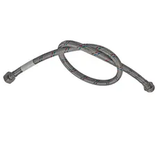 Гнучкий шланг для підключення води гайка 1/2'' - Штуцер 1/2'' (60 см) Zerix (ZX1563)