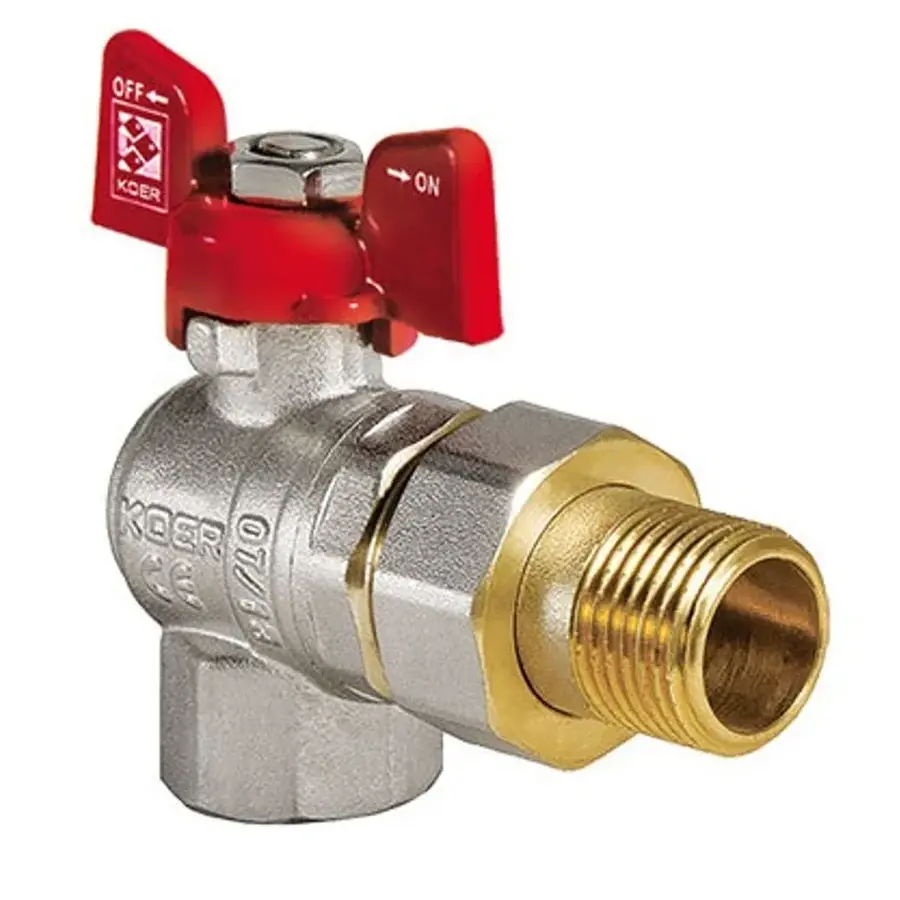 Кран з американкою 3/4" (Koer KR.228) кутовий (KR0018)