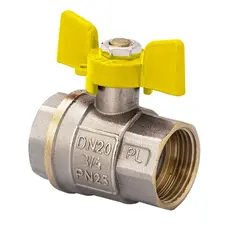 Кран кульовий FERRO PL 3/4" ГГМ газ art. 602 (латуна куля) (FE0560) Кран кульовий FERRO PL 3/4" ГГМ газ art. 602 (латуна куля) (FE0560)