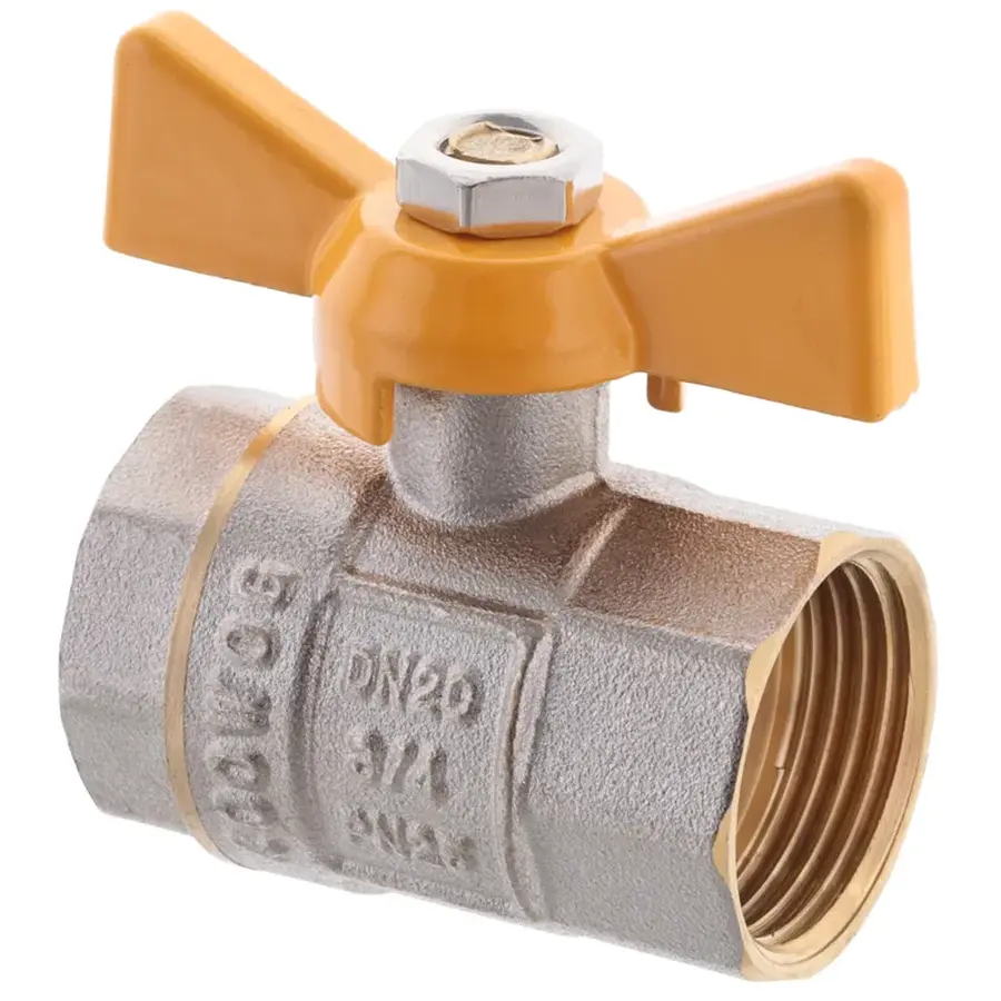 Кран кульовий СК 3/4" ГГМ YELLOW art. 602 (WP2918)