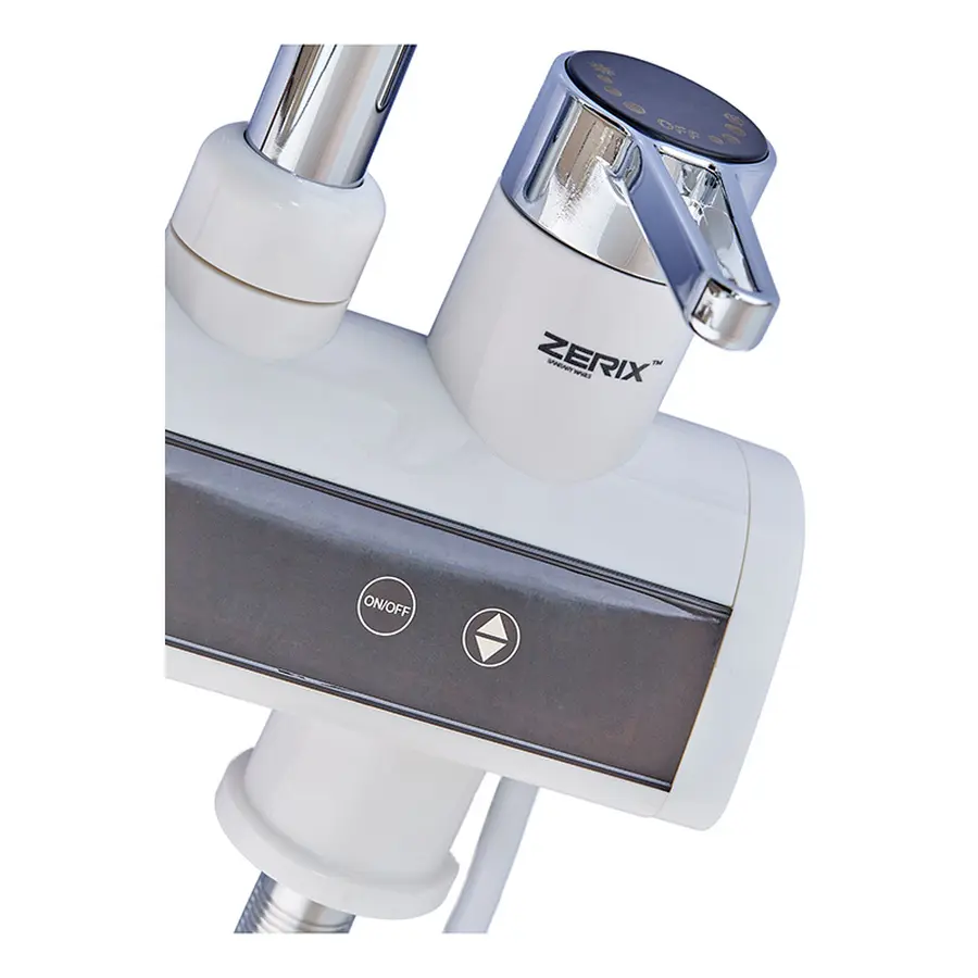 Водонагрівач 3,3 kW проточний, з регулюванням потужності, з індикатором температури, RESET, на мийку ZERIX ELW44-E (ZX4698)