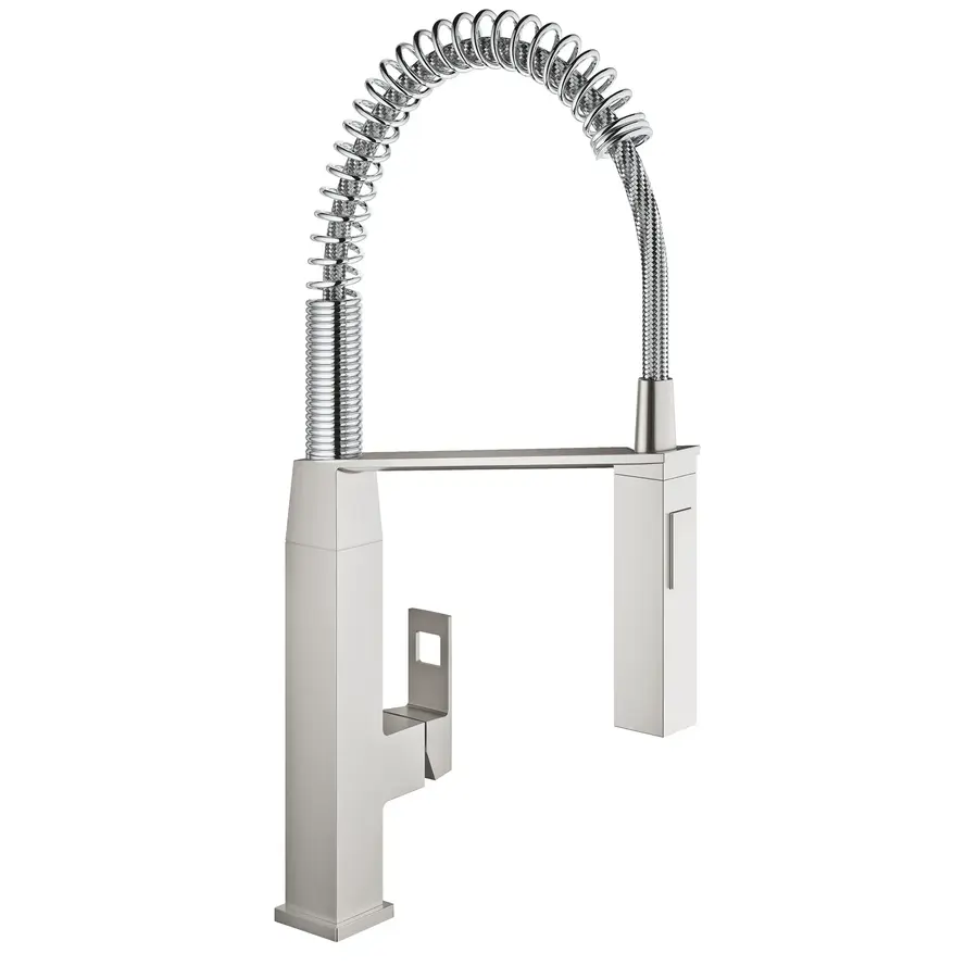 Змішувач для кухні з гнучким виливом Grohe Eurocube (31395DC0)