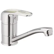 Змішувач для умивальника Haiba Magic 555 (15 см) з сіркою ручкою (HB0670)