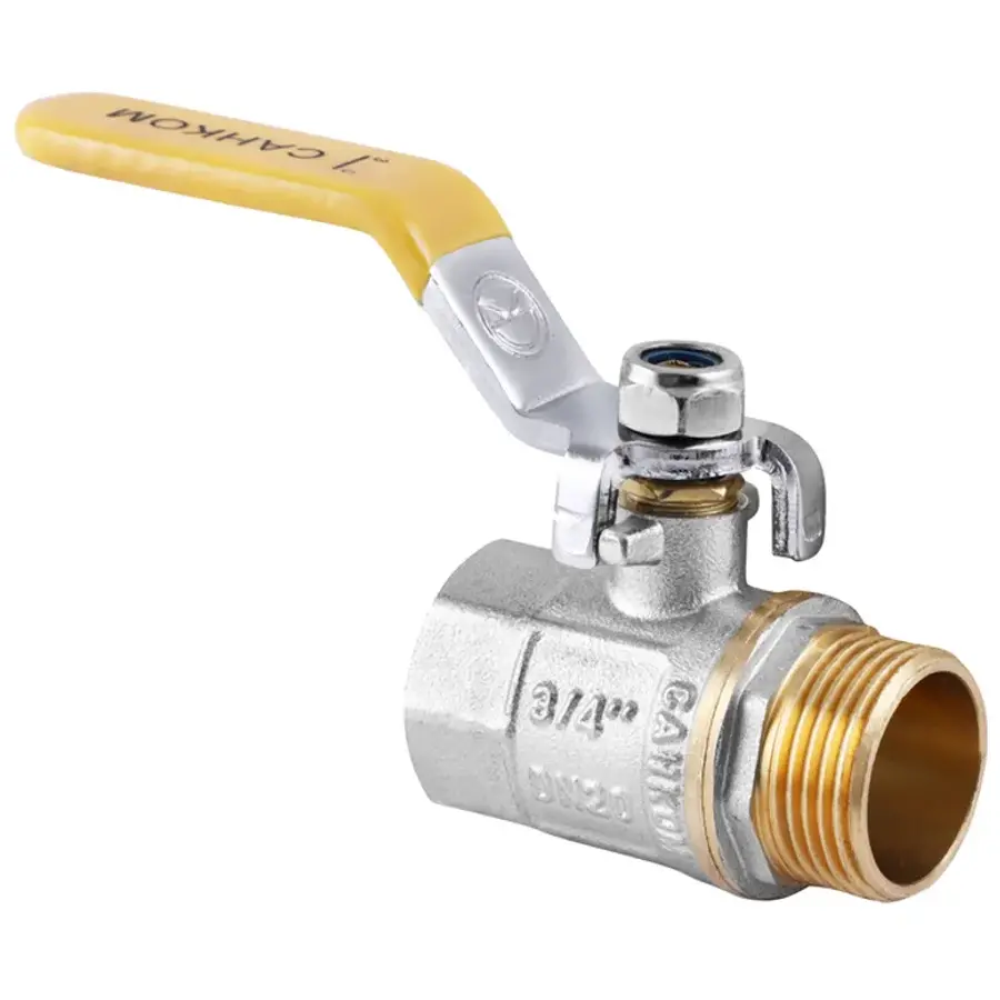 Кран кульовий СК 3/4" ГШВ YELLOW ART.607 (SK0103)