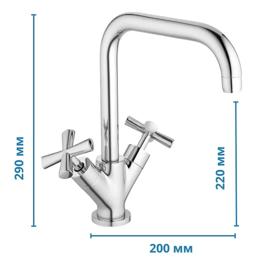 Змішувач для кухні Haiba Sentosa 011 (HB0363)