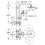 Душова система з термостатом для душа Grohe New Tempesta Cosmop. System (27922001)