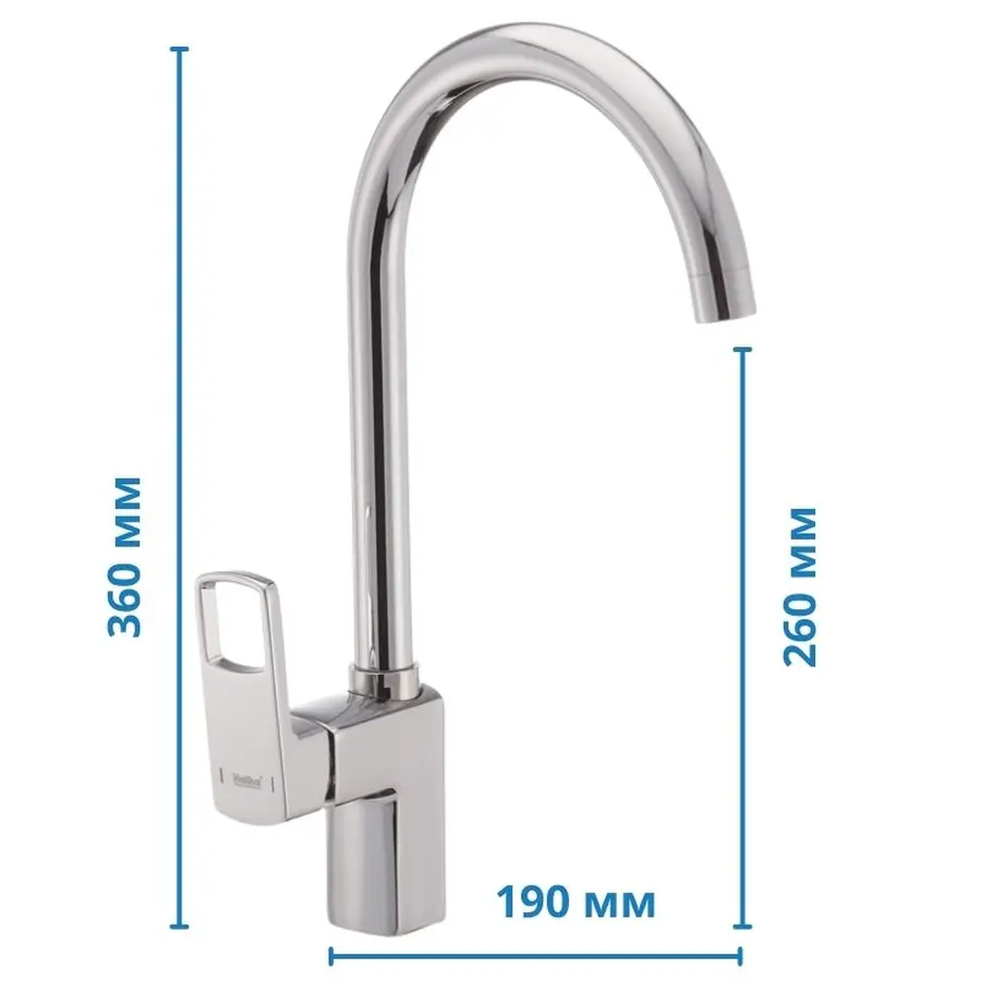 Змішувач для кухні Haiba FENIX 017 (HB0935)