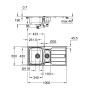 Мийка для кухні із нержавіючої сталі Grohe K500 (31572SD1)