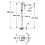 Підлоговий змішувач для ванни Grohe Eurocube (23672001)