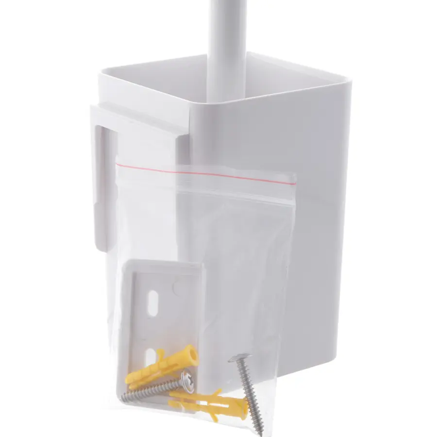 Йоржик для унітазу Zerix A8010 білий (ZX2817)