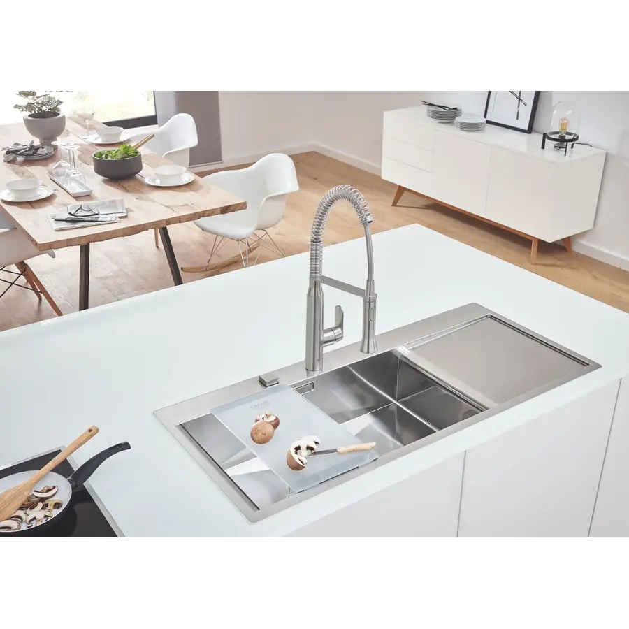 Мийка кухонна Grohe EX Sink K1000 (подвійне крило зліва) (31581SD0)