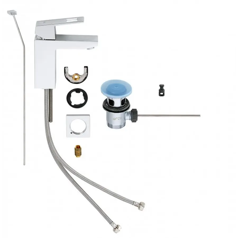 Змішувач для умивальника з дон. клапаном Grohe Eurocube (23127000)