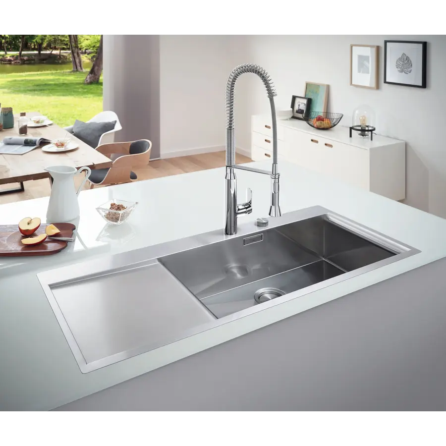 Мийка кухонна Grohe EX Sink K1000 (подвійне крило зліва) (31582SD0)