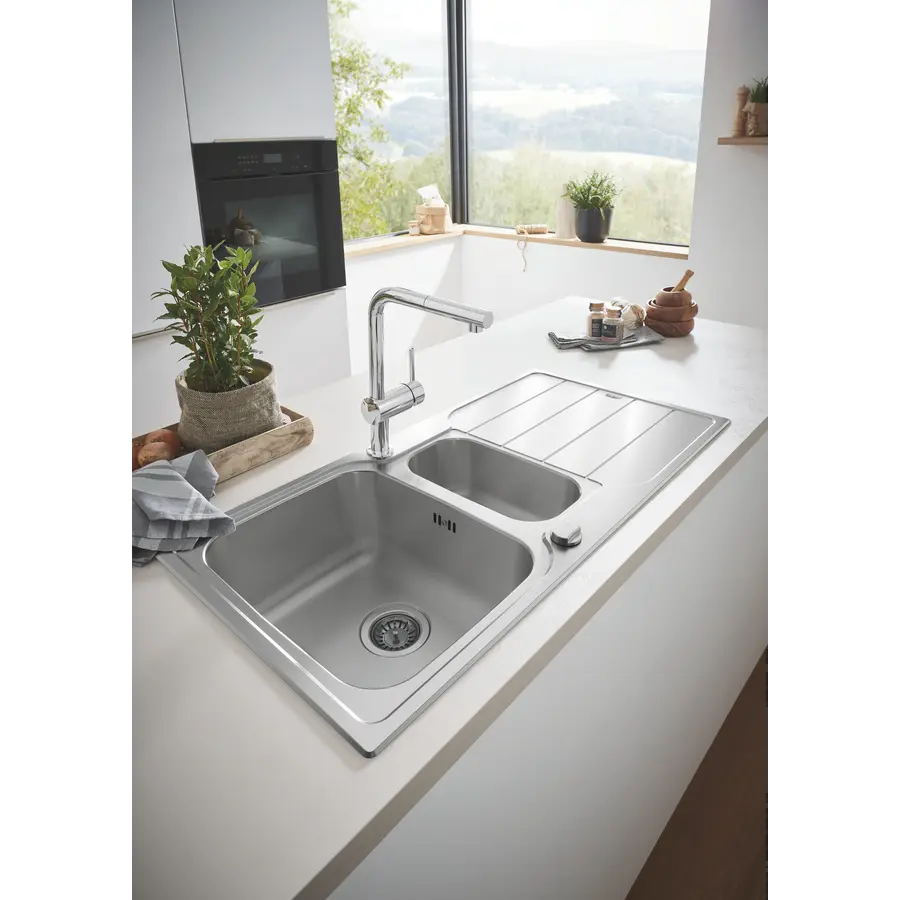 Мийка для кухні із нержавіючої сталі Grohe K500 (31572SD1)
