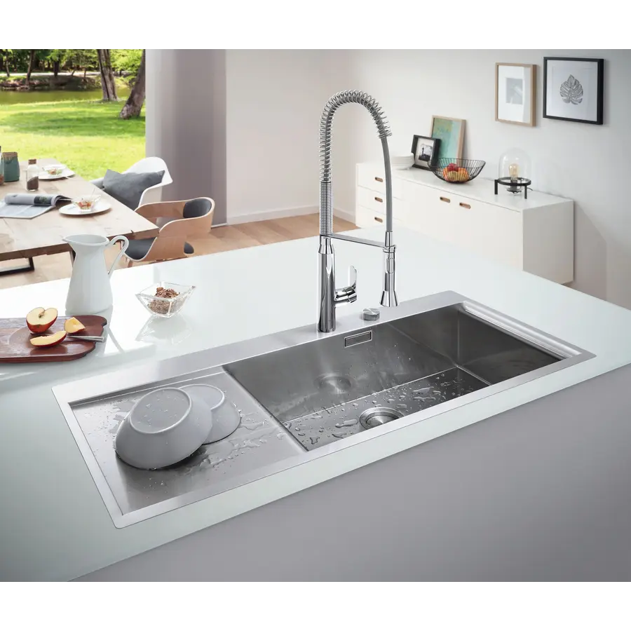 Мийка кухонна Grohe EX Sink K1000 (подвійне крило зліва) (31582SD0)