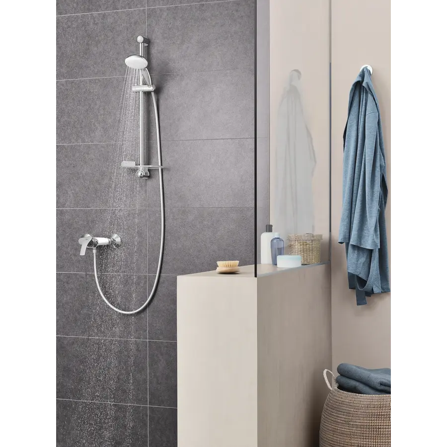 Душовий гарнітур зі штангою, 1 режим струменю Grohe New Tempesta Classic (27924001)