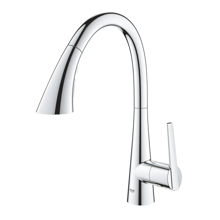 Змішувач для кухні з висувним виливом Grohe Zedra (32294002)