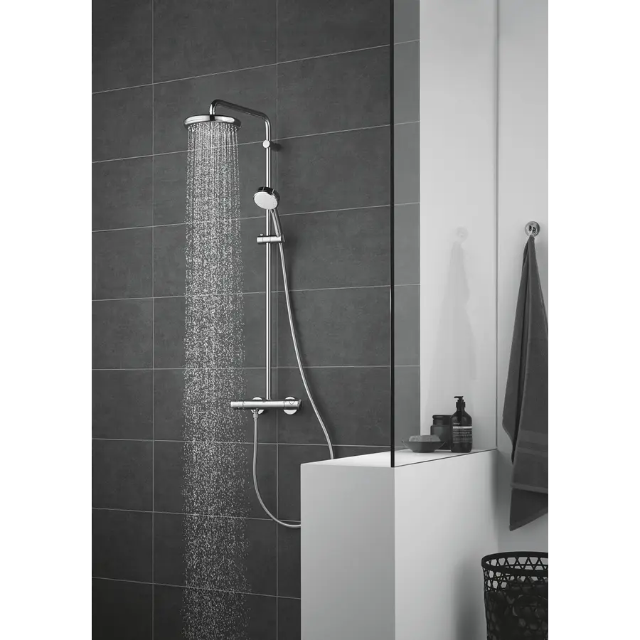 Душова система з термостатом для душа Grohe New Tempesta Cosmop. System (27922001)