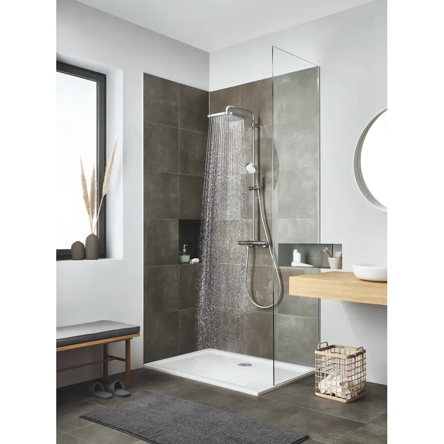 Душова система з термостатом для душа Grohe New Tempesta Cosmop. System (26689000)
