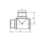 Трійник ВЗЗ Koer KF.T06FMM.WN - 1/2'' (без нікелю) (KR3031)