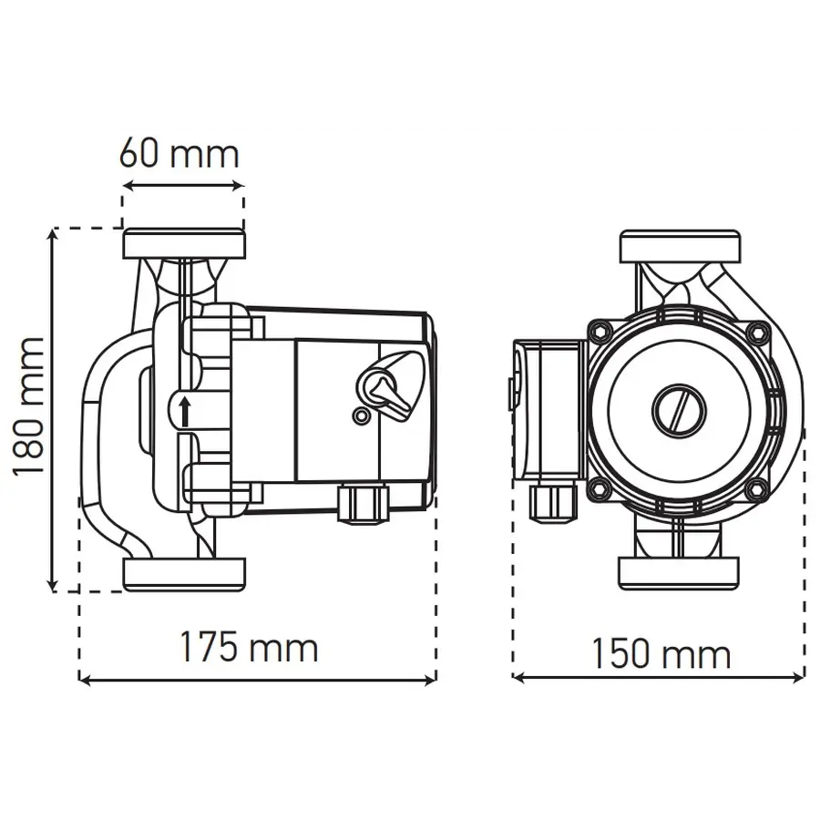 Насос циркуляційний відцентр. Koer KP.GRS-32 / 8-180 (KP0252)