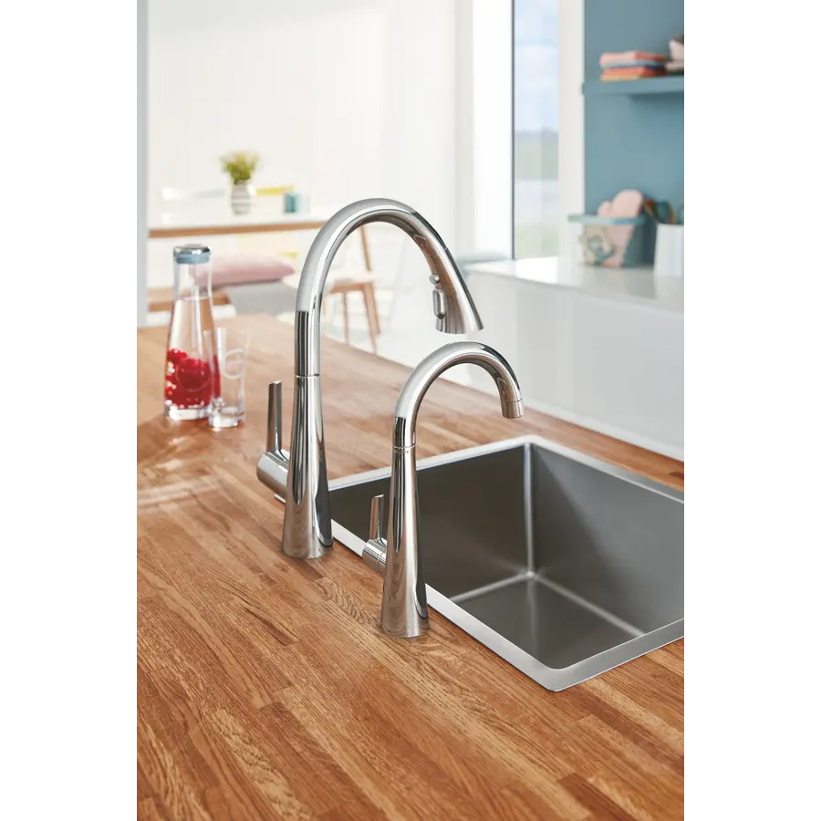Змішувач для кухні з висувним виливом Grohe Zedra (32294002)