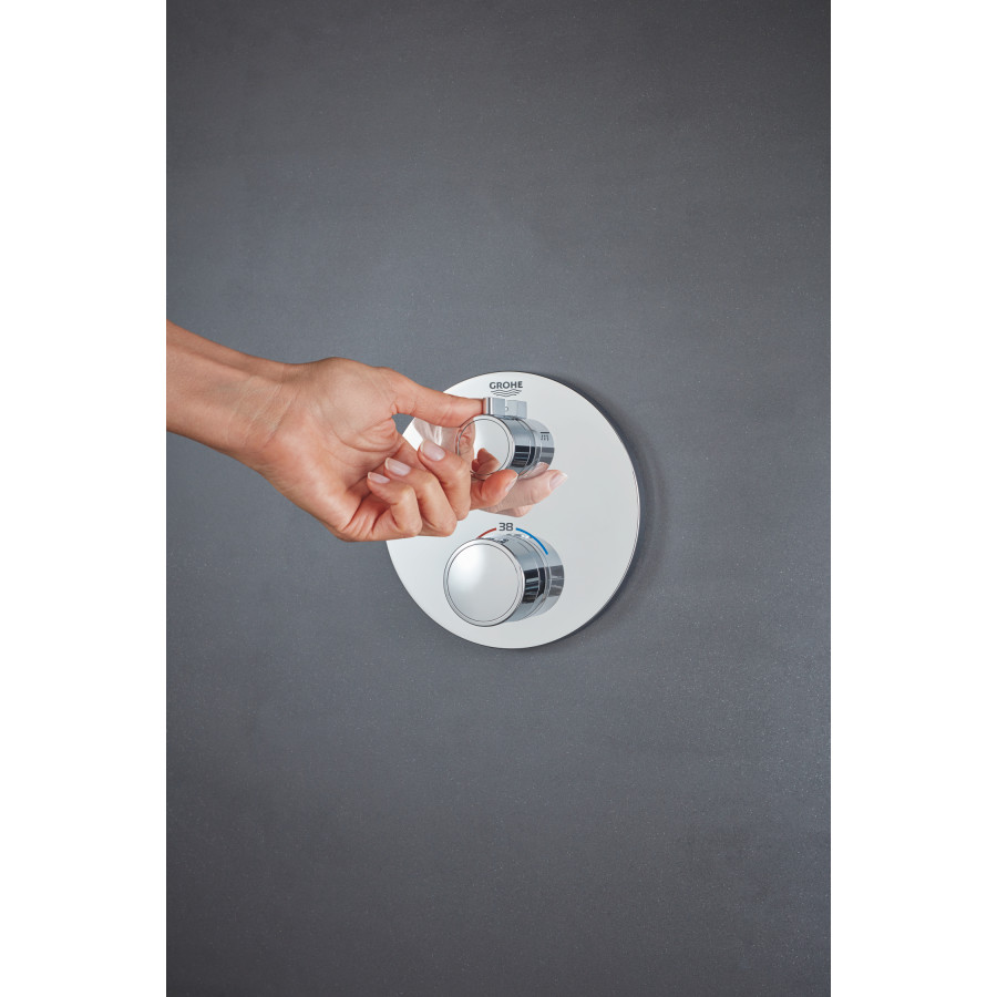 Термостат прихованого монтажу на 2 споживача Grohe Grohtherm Convent. Concealed (24076000)
