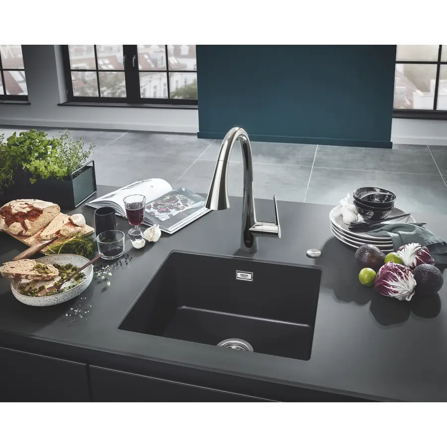 Змішувач для кухні з висувним виливом Grohe Zedra (32294002)