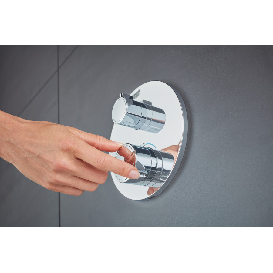 Термостат прихованого монтажу на 2 споживача Grohe Grohtherm Convent. Concealed (24076000)