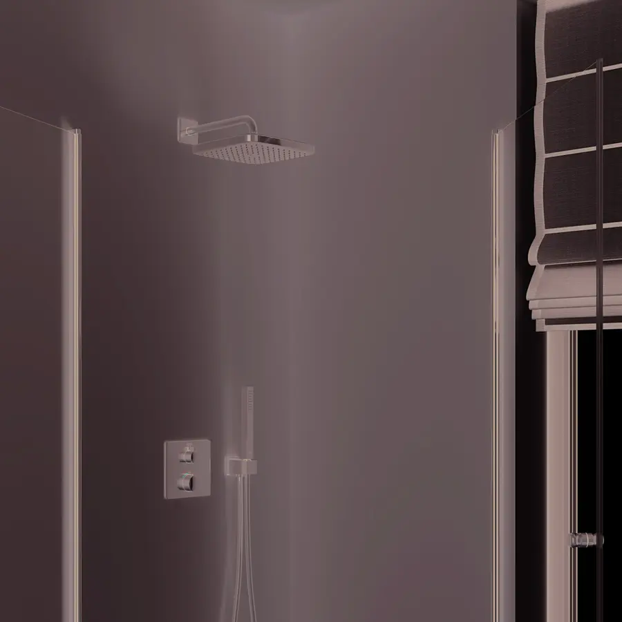 Верхній душ з настінним кронштейном Grohe Tempesta Cube (26687000)