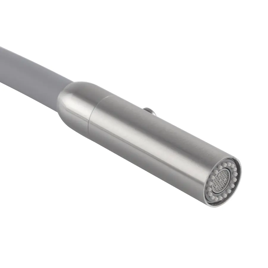 Кухонний змішувач з силіконовим виливом KOER KI-70005-02 (нерж. сталь) (KR3388)