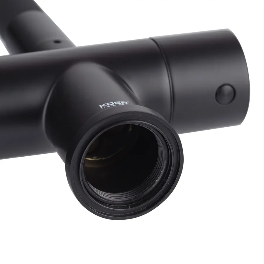 Кухонний змішувач з силік. виливом і вих. для питної води KOER KB-72002-05 (KR3384)