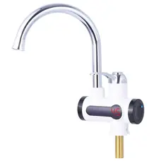 Водонагрівач 3,3 kW проточний, з індикатором температури, RESET, на мийку ZERIX ELW42-E (ZX4696)