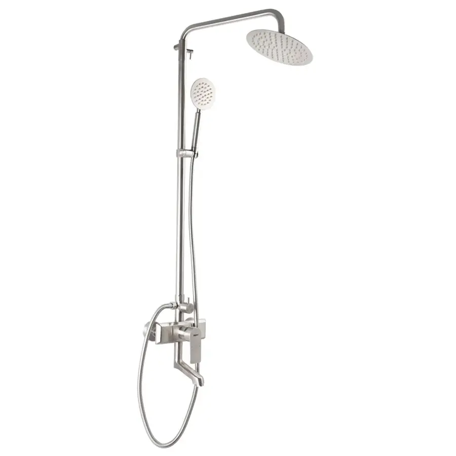 Душова колона зі змішувачем Zerix LR72403 (нерж. сталь) (LL1471)