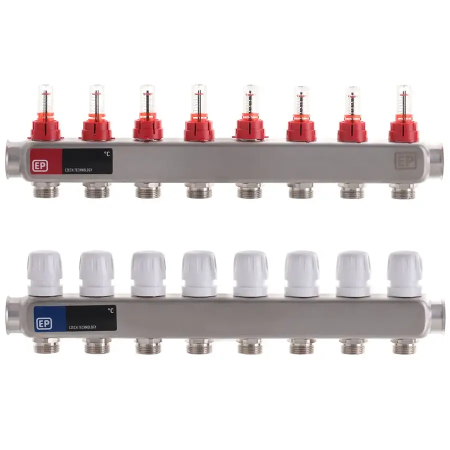 Колекторний блок з витратомірами Europroduct EP.S1110-08 1 "x8 (EP4984)
