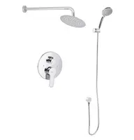 Вбудована душова система зі змішувачем і тропич. душем Zerix LR2403-2 (LL1210)