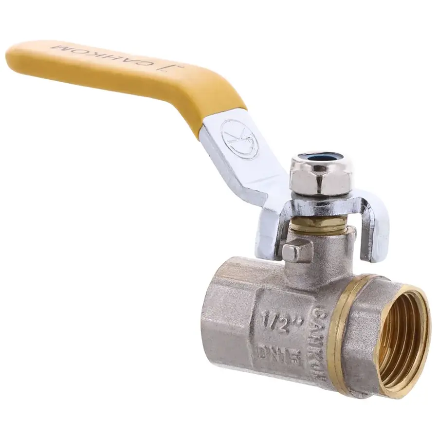 Кран кульовий СК 1/2" ГГВ YELLOW art. 602 (WP0086)