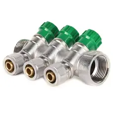 Колектор для теплої підлоги з фітингом Koer KR.1124-3 1”x3 ways (KR2833)