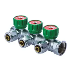 Колектор для теплої підлоги Koer KR.1122-3 1"x3 ways (KR2654) Колектор для теплої підлоги Koer KR.1122-3 1"x3 ways (KR2654)