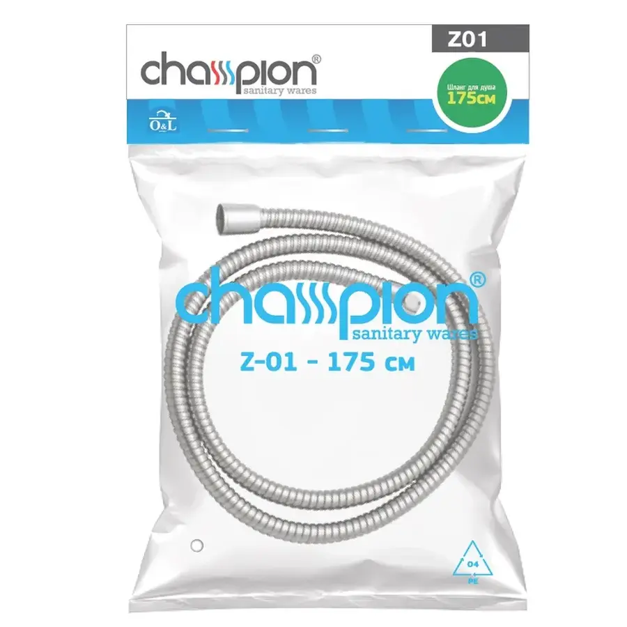 Шланг для лійки душа Champion Chr.Z-01 (175 см) (ZX0425)