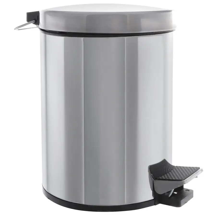 Відро для сміття 5 літрів кругле Zerix LR702 (ZX2635)