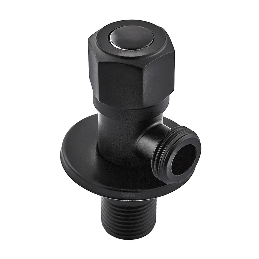 Кран для підключення сантехприладів Mixxus VAL-06-1/2x1/2 Black з нерж.ст.SUS304(чорн.) (MI6058)