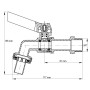 Кран пивний 3/4" (Koer KR.251) (KR0012)