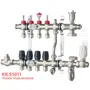 Колектор з вбудованим зміш. вузлом Koer KR.S1011-4 1 "х4 SUS304 і євроконус 3/4-16 (KR2927)