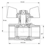 Кран кульовий Koer 3/4" ГШМ (KR.218) (KR0043)