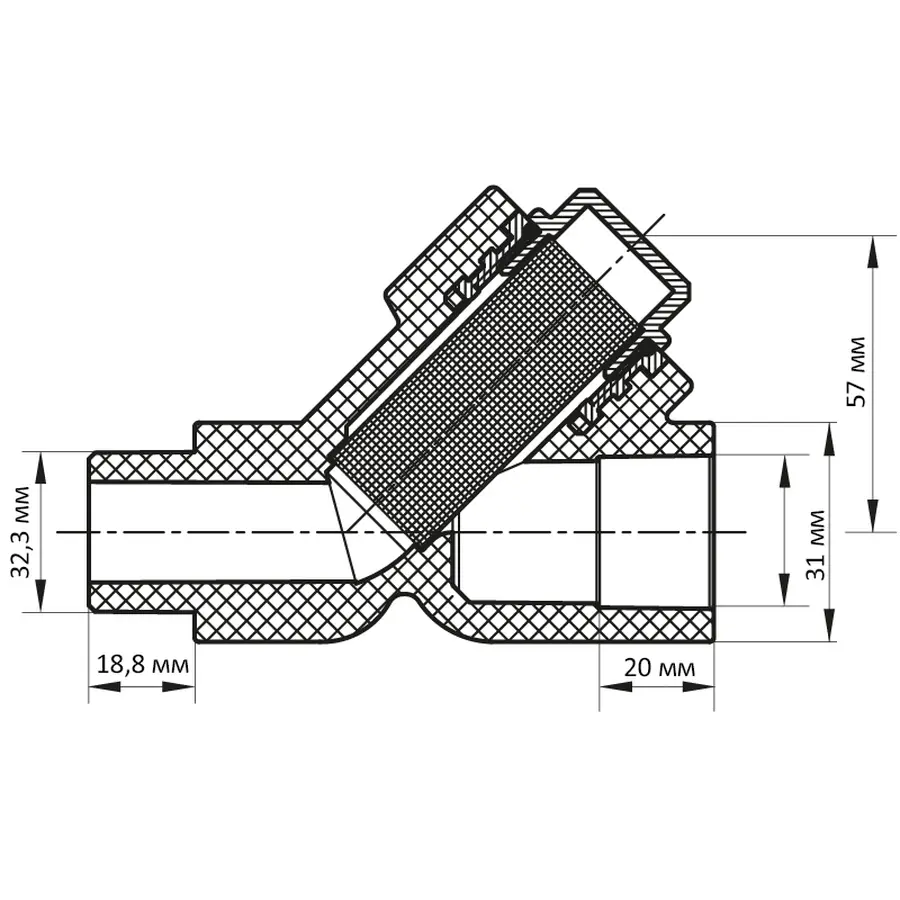 Фільтр грубої очистки 32 PPR Koer K0148.PRO (KP0187)