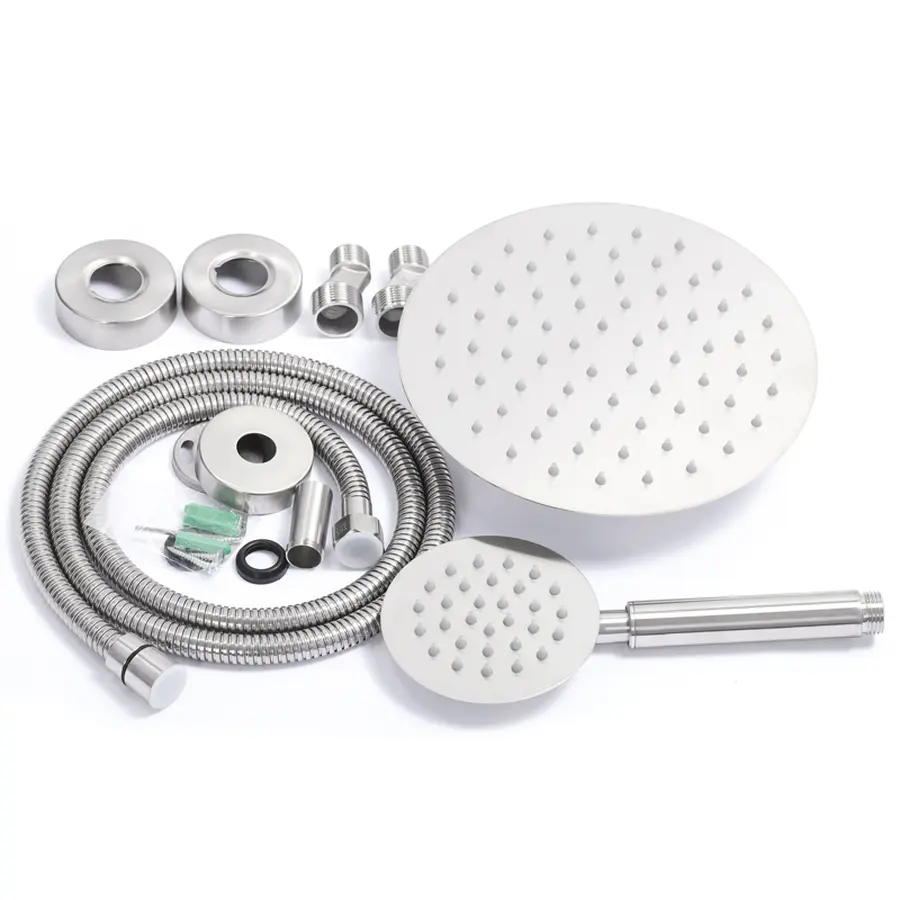 Душова колона зі змішувачем для душ. кабіни з нерж. стали SUS304 Zerix SUS-003-J (ZX3172)