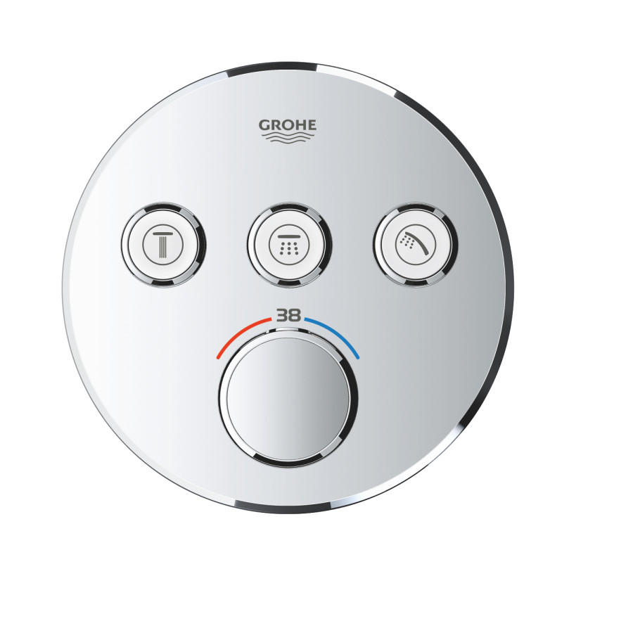 Термостат прихованого монтажу на 3 споживача Grohe Grohtherm SmartControl (29121000)